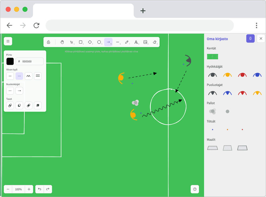 Nettikoutsi harjoite-editori